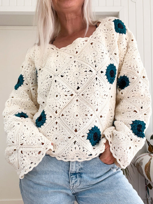 Malina Square Sweater CROCHET PATTERN
