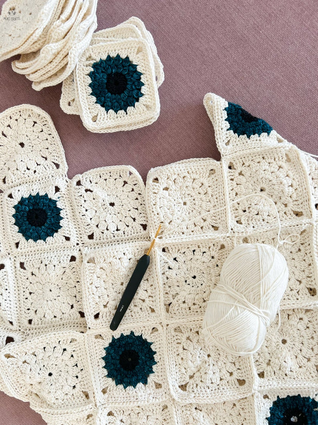 Malina Square Sweater CROCHET PATTERN