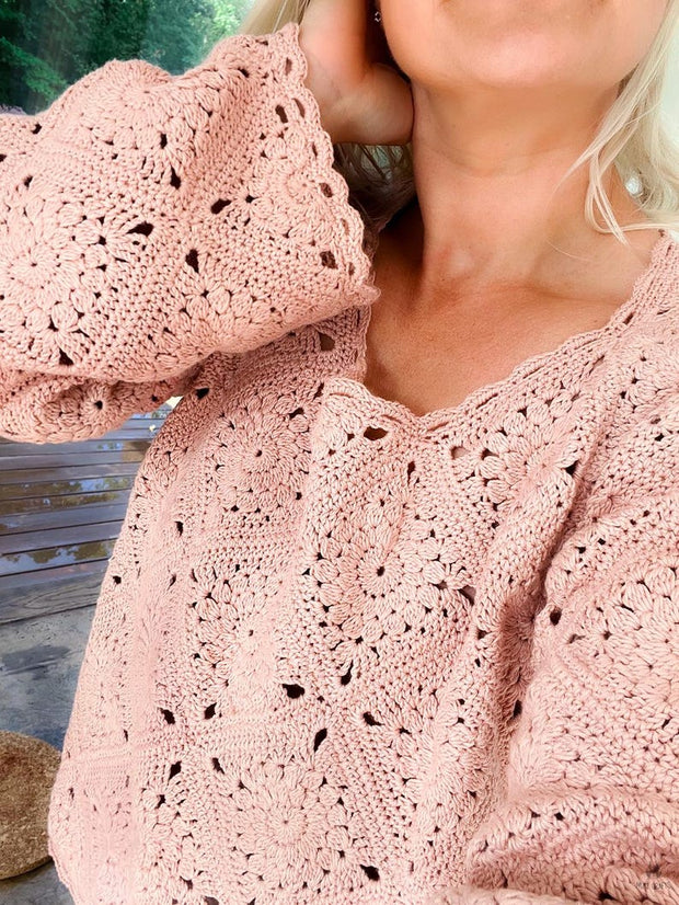 Malina Square Sweater CROCHET PATTERN