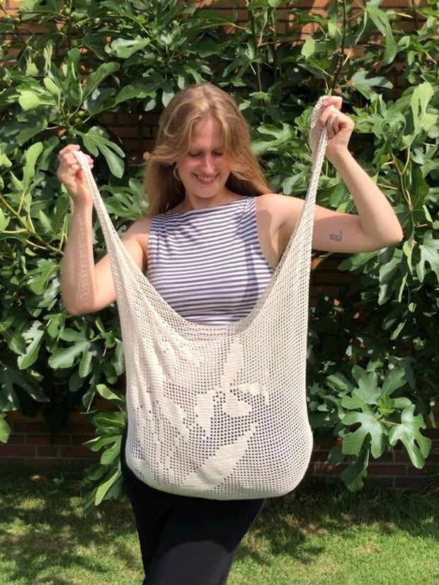 Floral Lace Bag Crochet Pattern