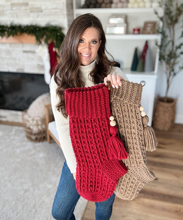 ALIA HOLIDAY STOCKING CROCHET PATTERN