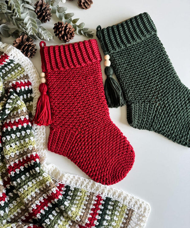 Holia Weave Stocking CROCHET PATTERN
