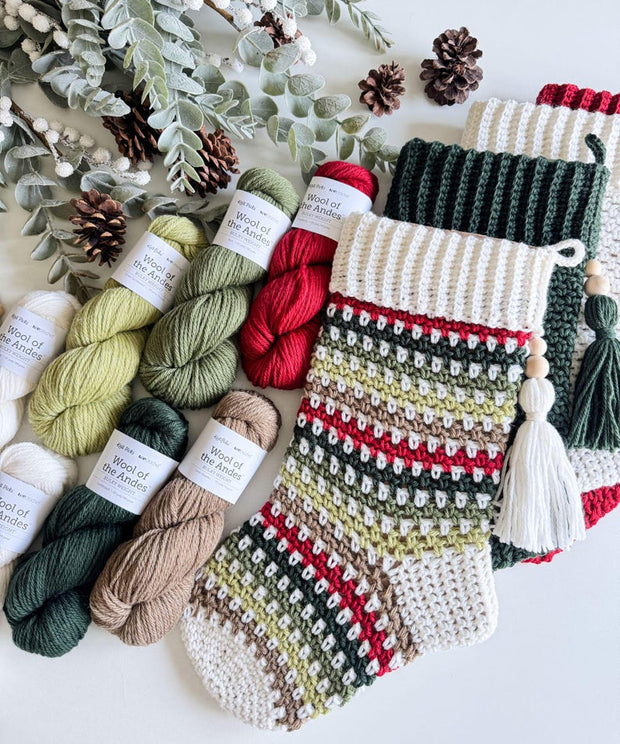 Holia Weave Stocking CROCHET PATTERN
