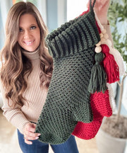 Holia Weave Stocking CROCHET PATTERN