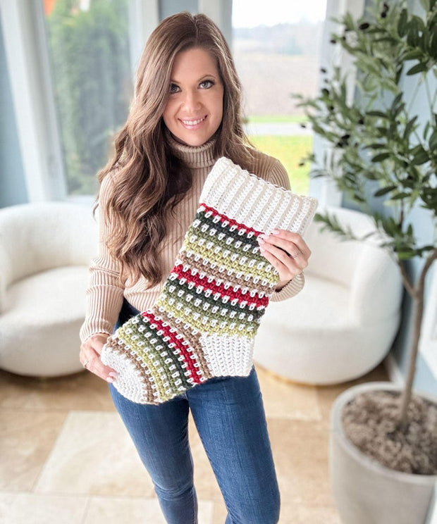 Holia Weave Stocking CROCHET PATTERN