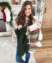 Holia Weave Stocking CROCHET PATTERN
