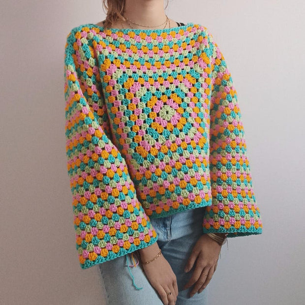 GRANNY LUXE Long-Sleeve Crochet Pattern