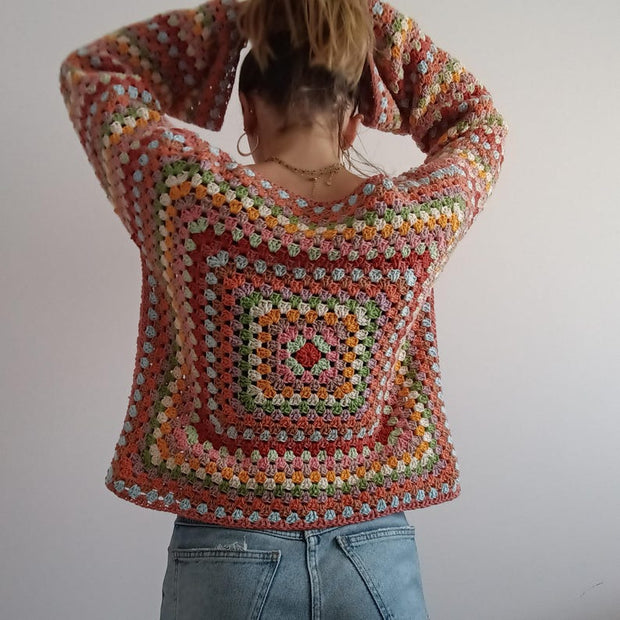 GRANNY LUXE Long-Sleeve Crochet Pattern