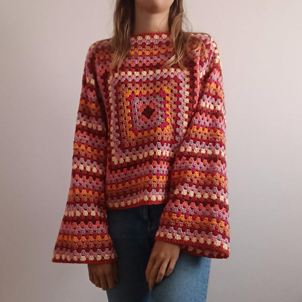 GRANNY LUXE Long-Sleeve Crochet Pattern