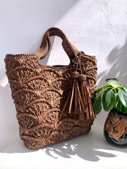 Raffia Tote Bag CROCHET PATTERN