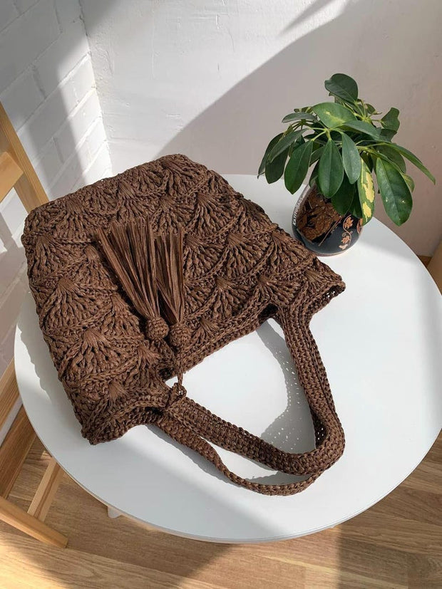 Raffia Tote Bag CROCHET PATTERN
