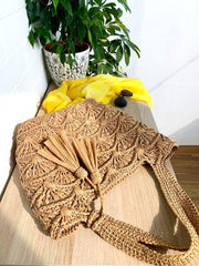Raffia Tote Bag CROCHET PATTERN