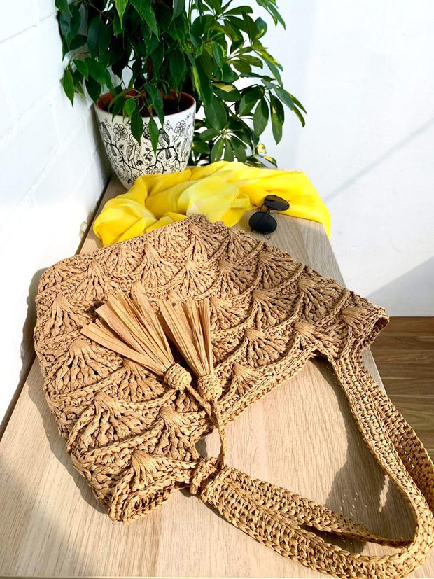 Raffia Tote Bag CROCHET PATTERN